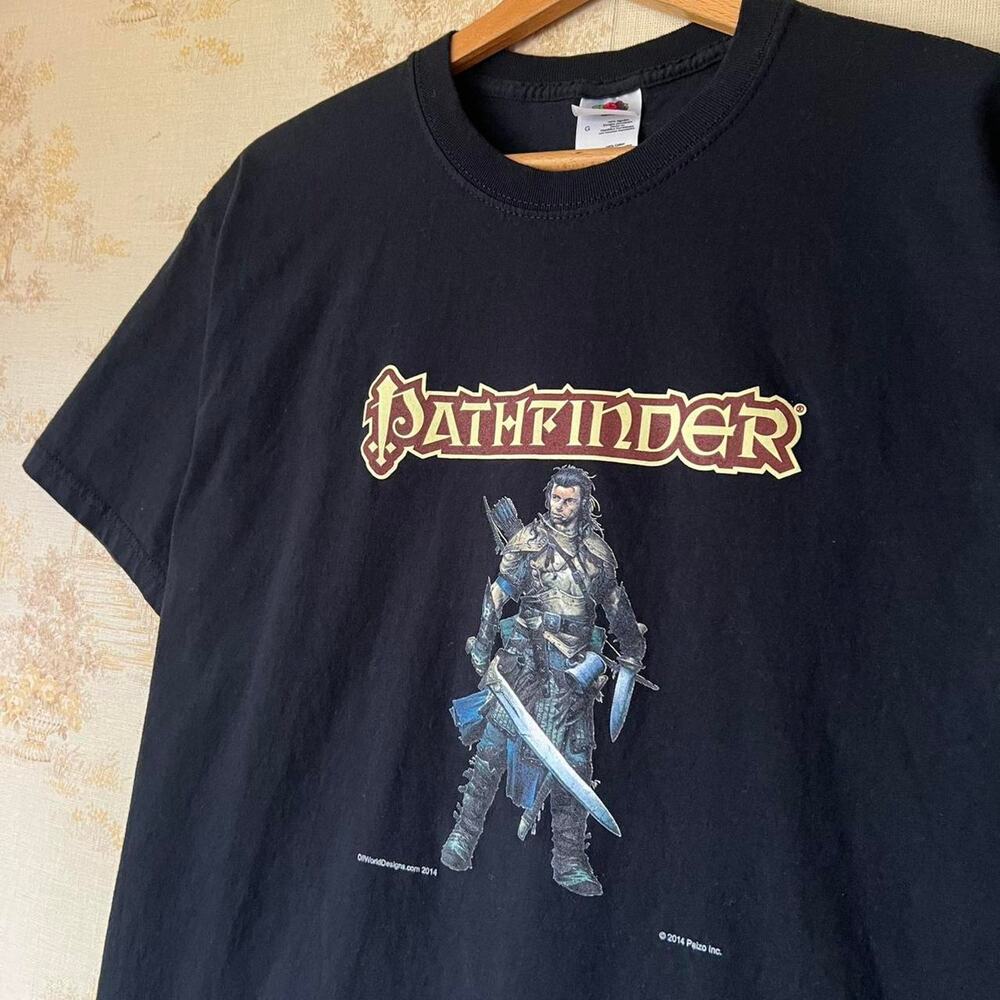 2014 Pathfinder Gen Con Promo T-Shirt | Valeros Fighter | L
